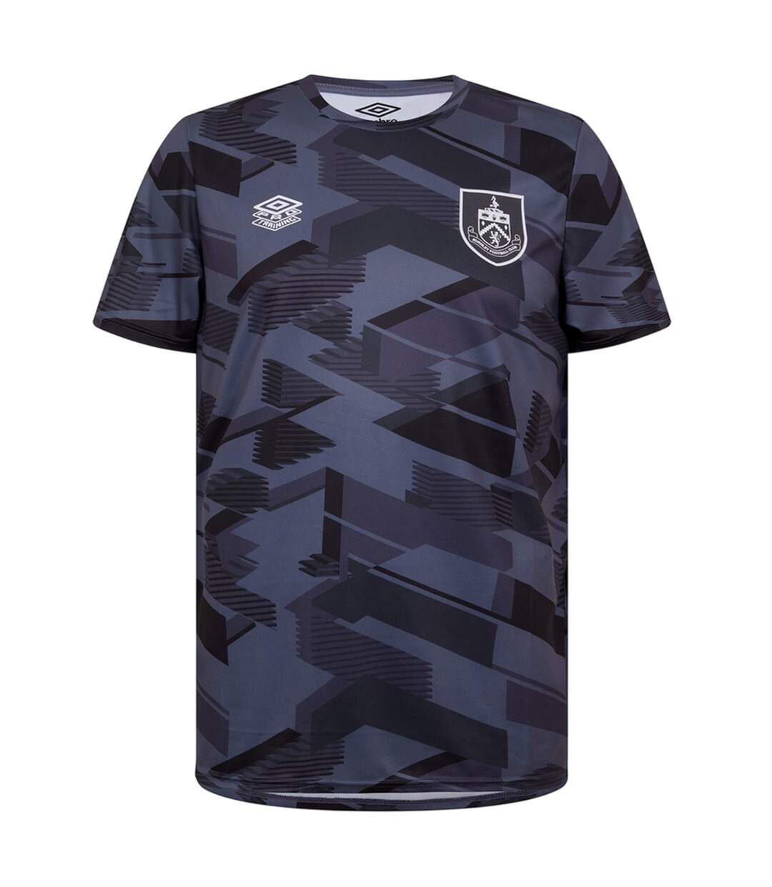 Mens Wu Ju Burnley Fc Crew Neck T-shirt Carbon Grisaille Black Umbro-1