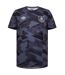 Mens Wu Ju Burnley Fc Crew Neck T-shirt Carbon Grisaille Black Umbro-1
