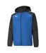 Mens Teamliga Colour Block Anorak Electric Blue Black Puma-1