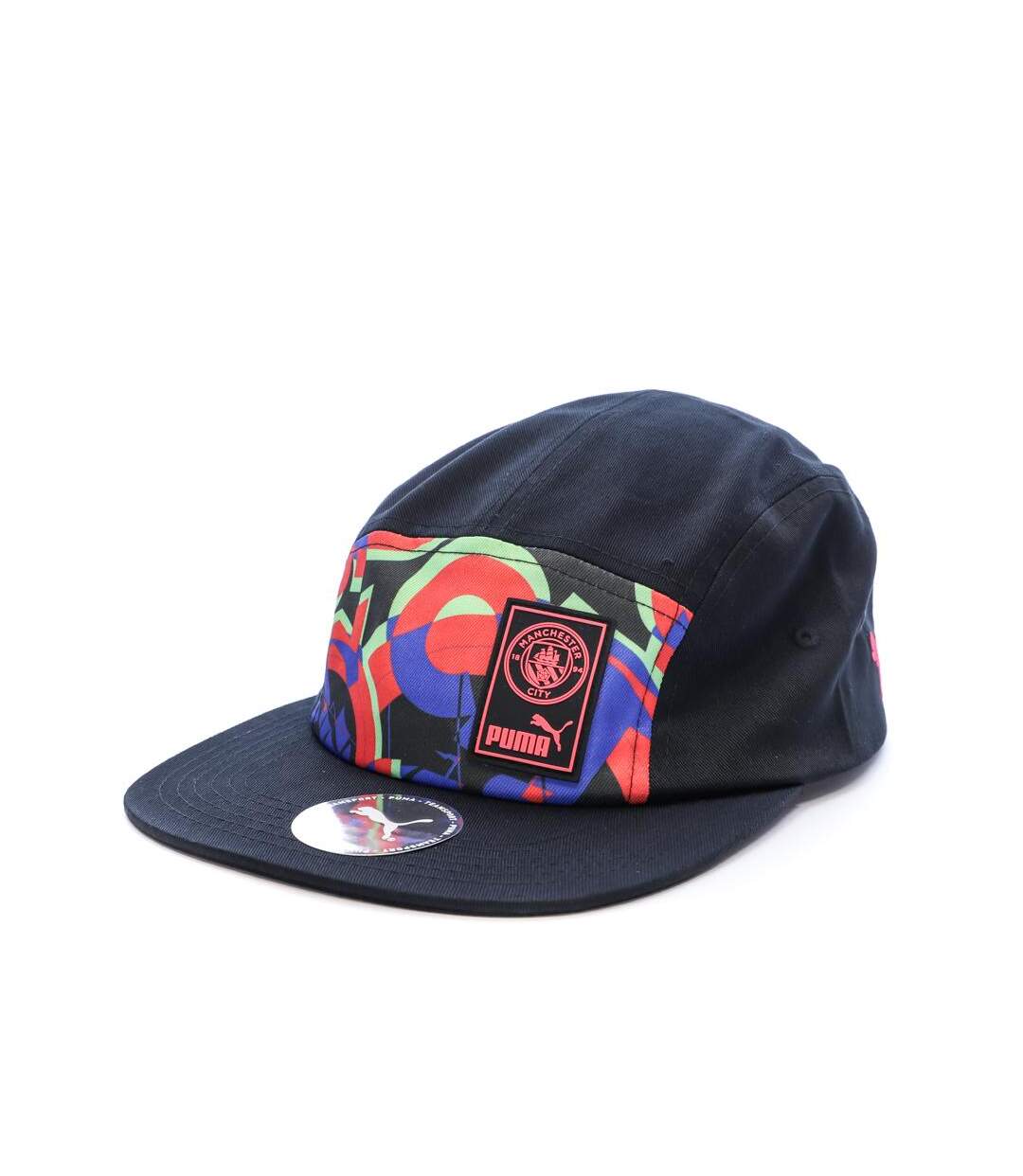 Casquette manchester city noir/rouge homme puma mcfc 5 panel - osfa-1