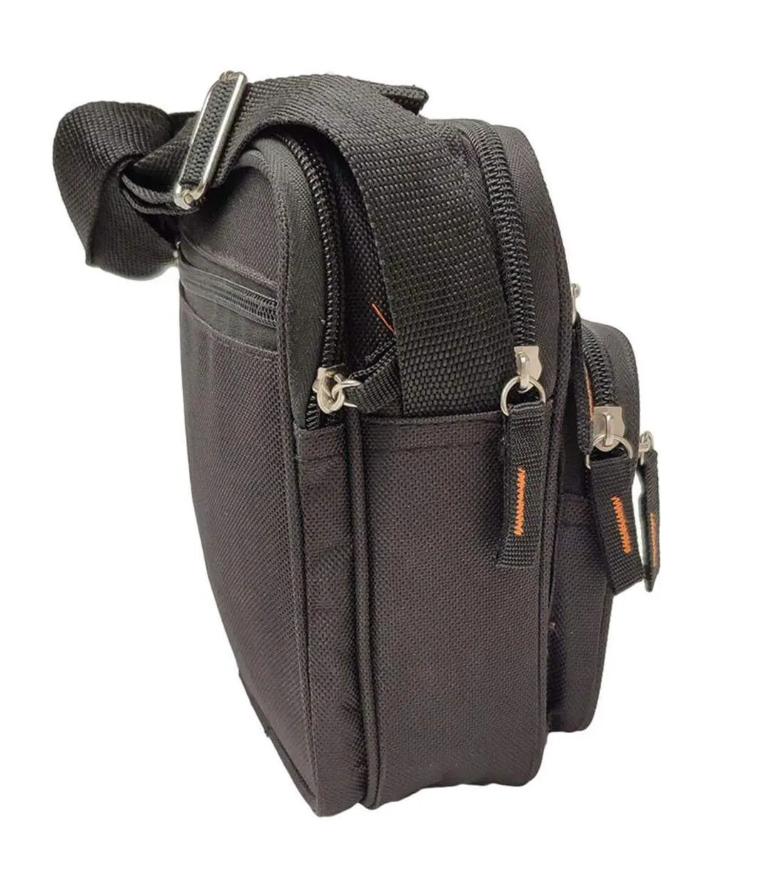 Sacoche homme bandoulière noire - multi-poches - Pratique et raffiné-2
