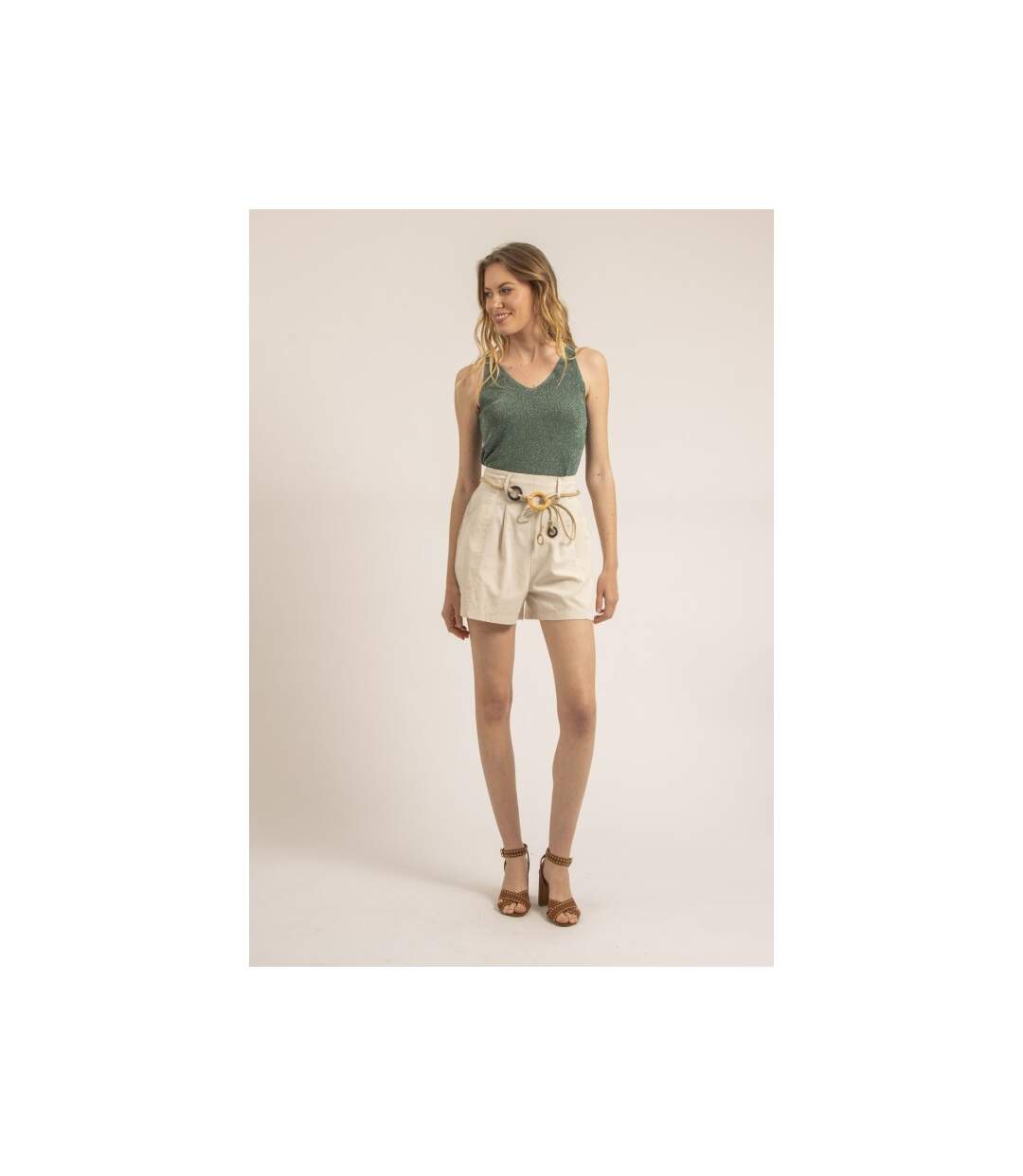 Short effet lin XEDONA - Dona X Lisa-3