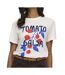 T-Shirt blanc/rouge/bleu femme jdy lima-1