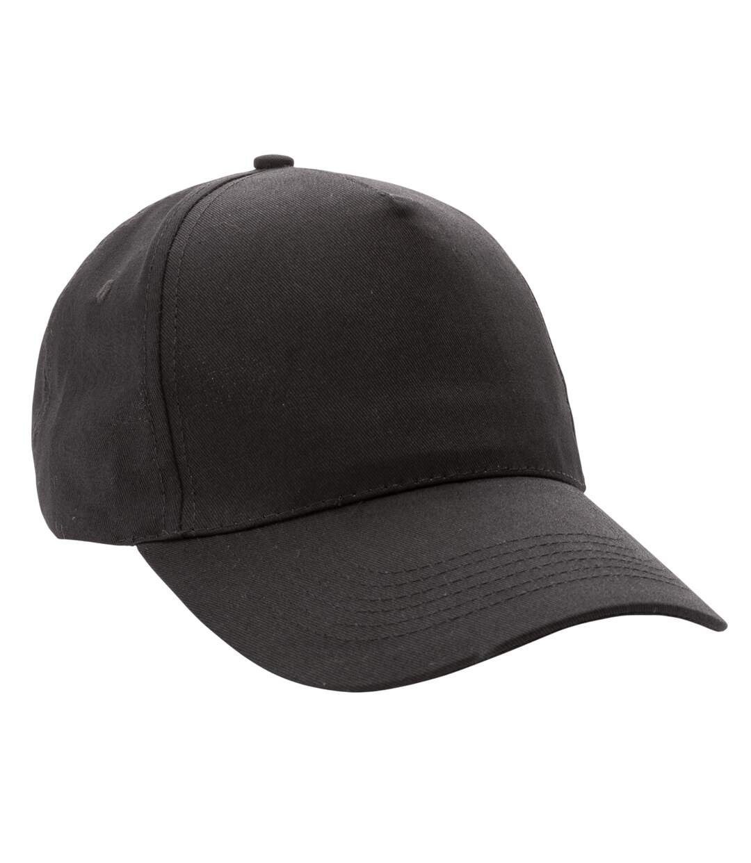 5 panel cotton recycled cap black XD Collection-1