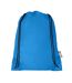 Oriole Recycled Drawstring Backpack One Size Process Blue Bullet-1