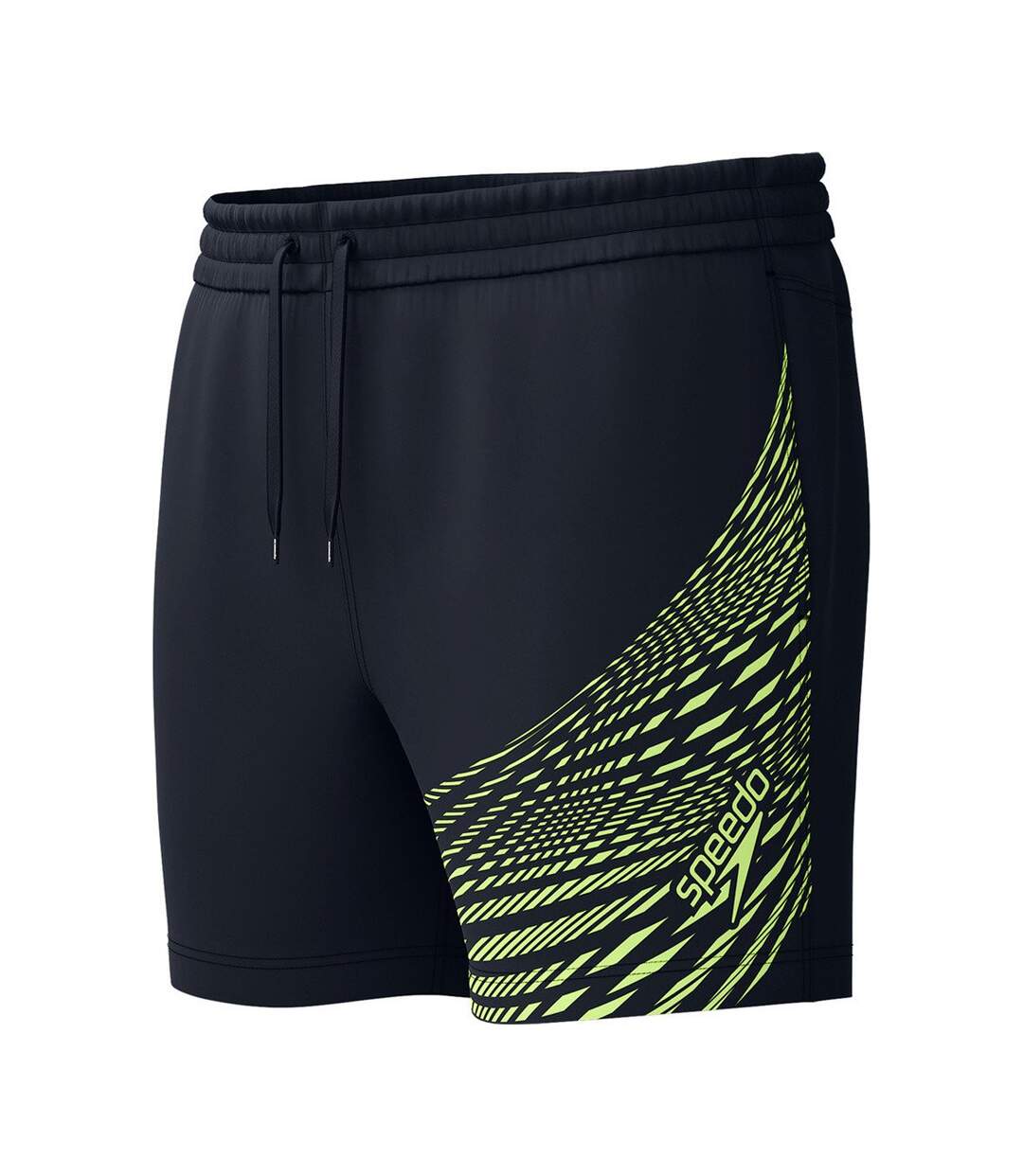 Short De Bain Medley Homme Noir Jaune Speedo-4