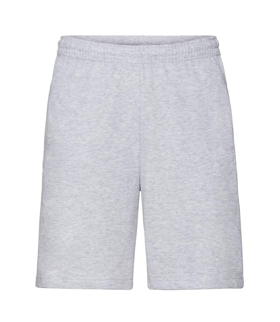 Short homme gris chiné Fruit of the Loom