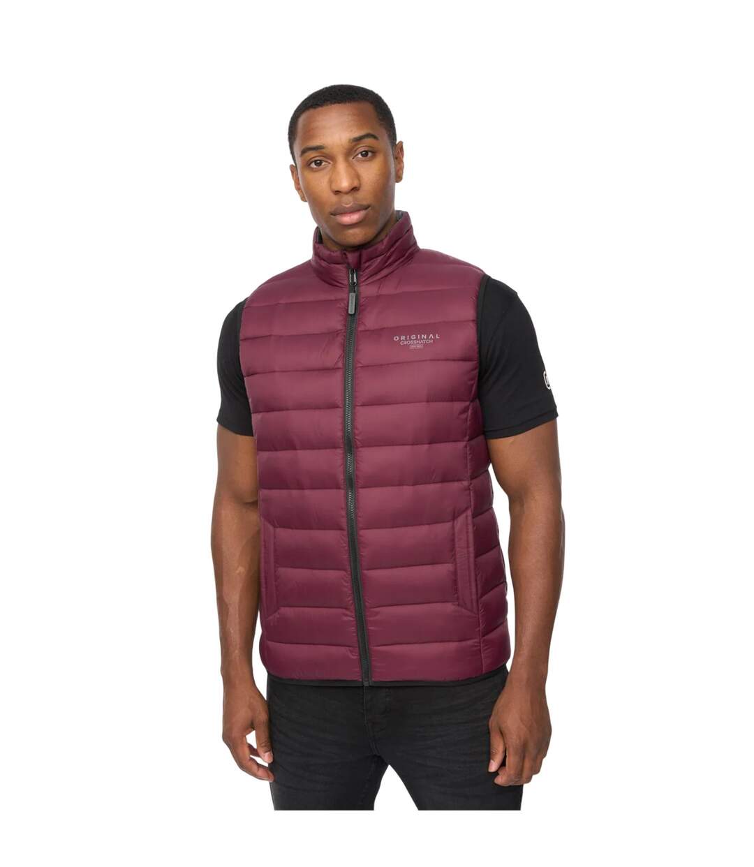 Doudoune Sans Manches Gattering Mve Homme Pourpre Crosshatch-2