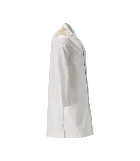Manteau Smock Food & Care L Blanc Jaune Or Mascot