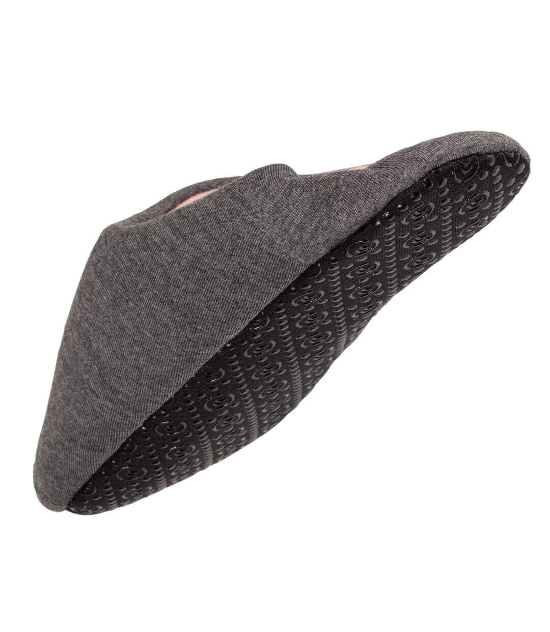 Isotoner Chaussons extra-light Mules femme en jersey et semelle à picots antidérapants-5