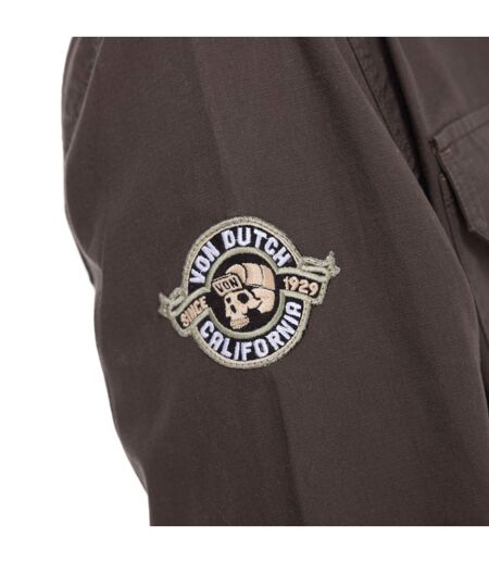 Chemise manche longues  ripstop strech sur poche et badges Stop B Vondutch