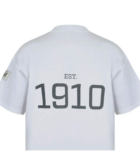 Mens Nyc Logo Crew Neck Oversized T-shirt White Everlast