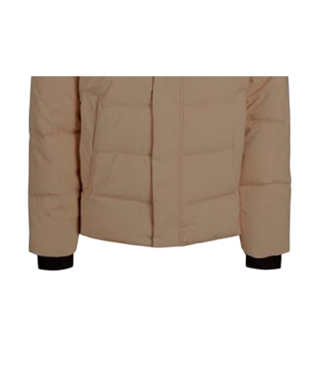 Mens Colour Block Ribbed Hooded Puffer Jacket Crockery Jack And Jones-4