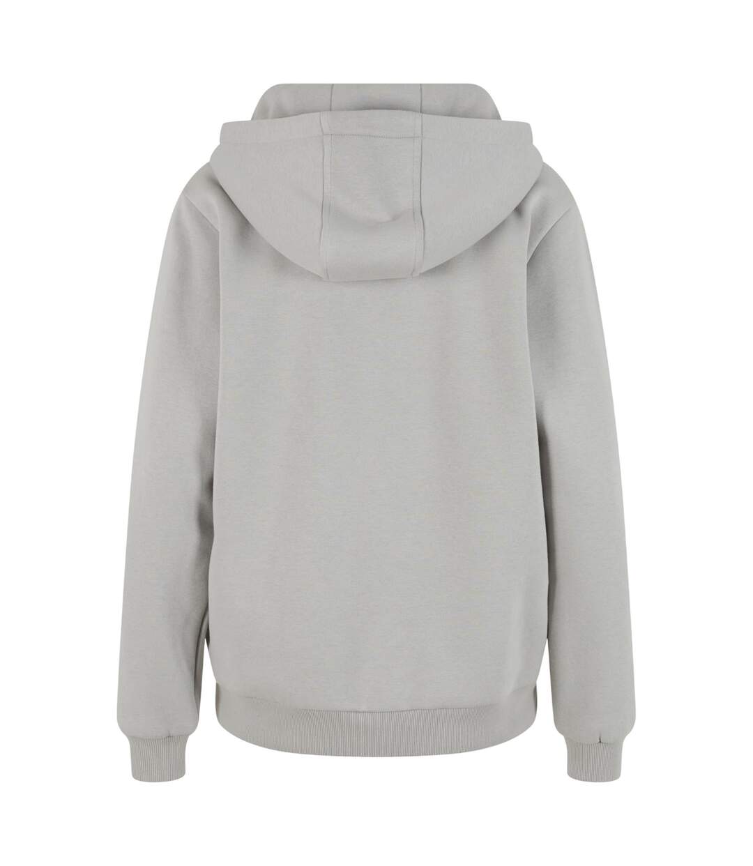 Sweat À Capuche Femme Gris Chiné Build Your Brand-2