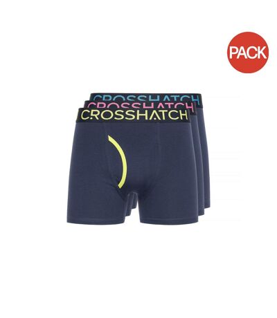 Boxers trioglow homme bleu marine Crosshatch