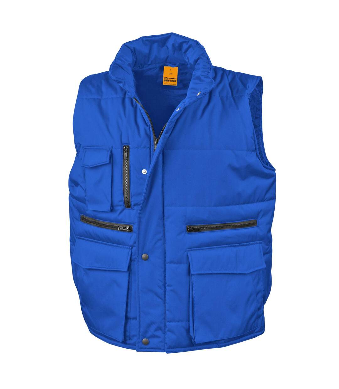 Veste Sans Manches Lance Homme Bleu Roi WORK-GUARD By Result-2