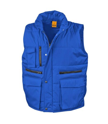 Veste Sans Manches Lance Homme Bleu Roi WORK-GUARD By Result