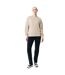 Unisex adult kruger recycled cotton crew neck relaxed fit sweatshirt desert Iqoniq-3