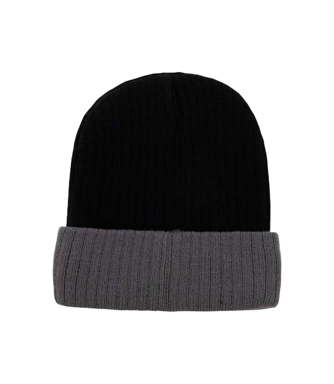 Bonnet Noir Gris Korntex-1