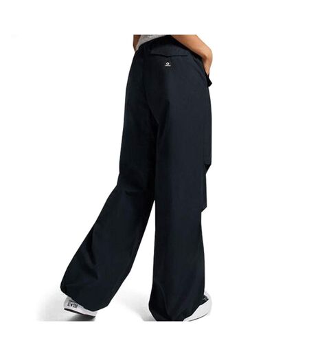 Pantalon fluide cargo noir femme converse parachute
