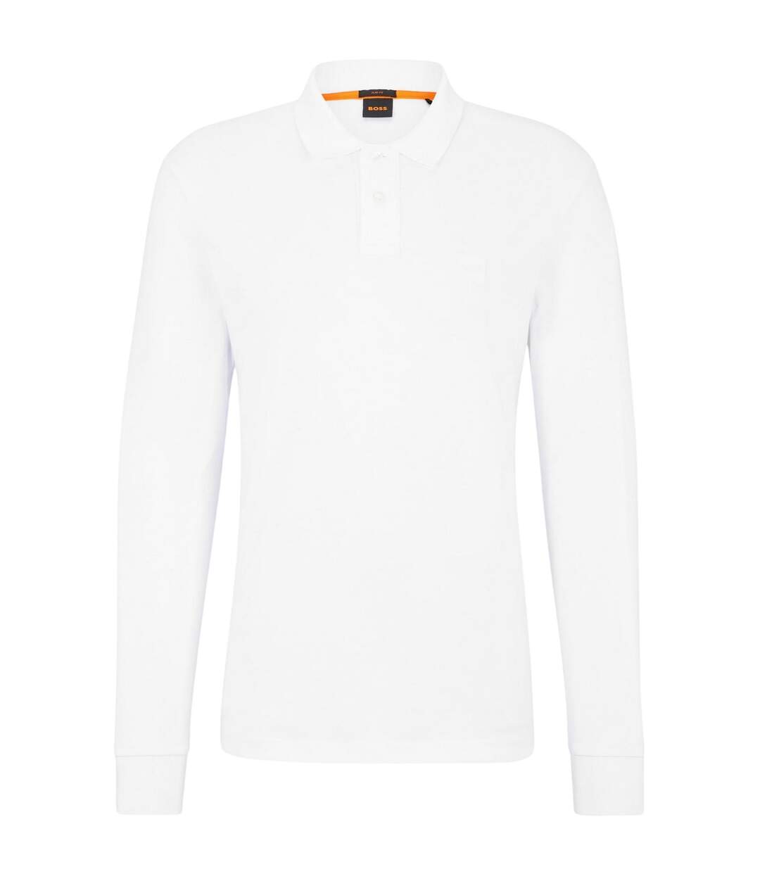 Polo Manches Longues Motif/style Logo Passerby Homme Blanc Boss-2