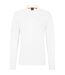 Polo Manches Longues Motif/style Logo Passerby Homme Blanc Boss-2