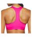 Brassière de Sport Rose Fuschia Femme Nike SWSH MED - M-2