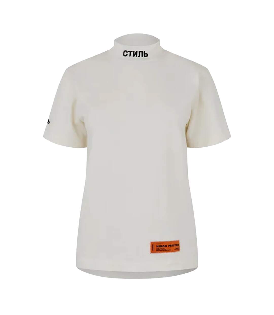 T-shirt ctnmb femme blanc / noir Heron Preston-1