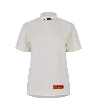 T-shirt ctnmb femme blanc / noir Heron Preston