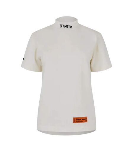 T-shirt ctnmb femme blanc / noir Heron Preston