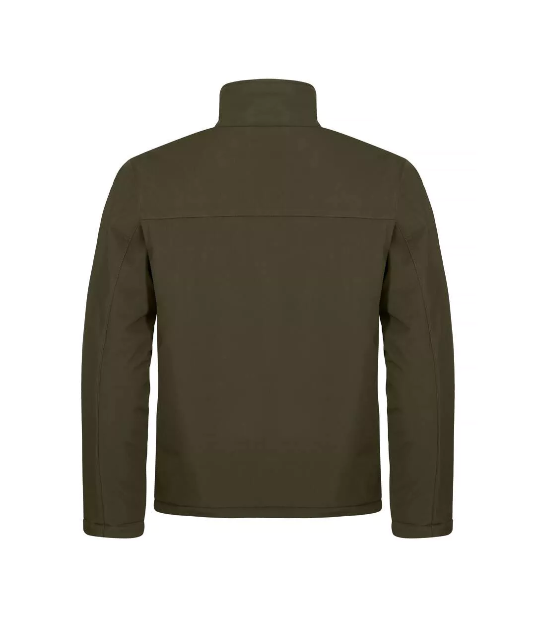 Mens Padded Soft Shell Jacket Fog Green Clique-2