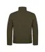 Mens Padded Soft Shell Jacket Fog Green Clique-2