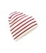 Bonnet original adulte blanc doux / rouge classique Beechfield-1