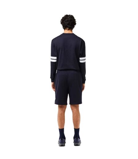 Mens Logo Regular Sweat Shorts Navy Lacoste