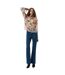 Blouse Motif/style Floral Hallie Femme Crème Rouge Écarlate French Connection-1