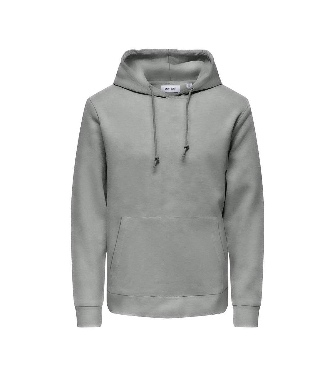 Sweat vert clair homme only & sons nirvana-1