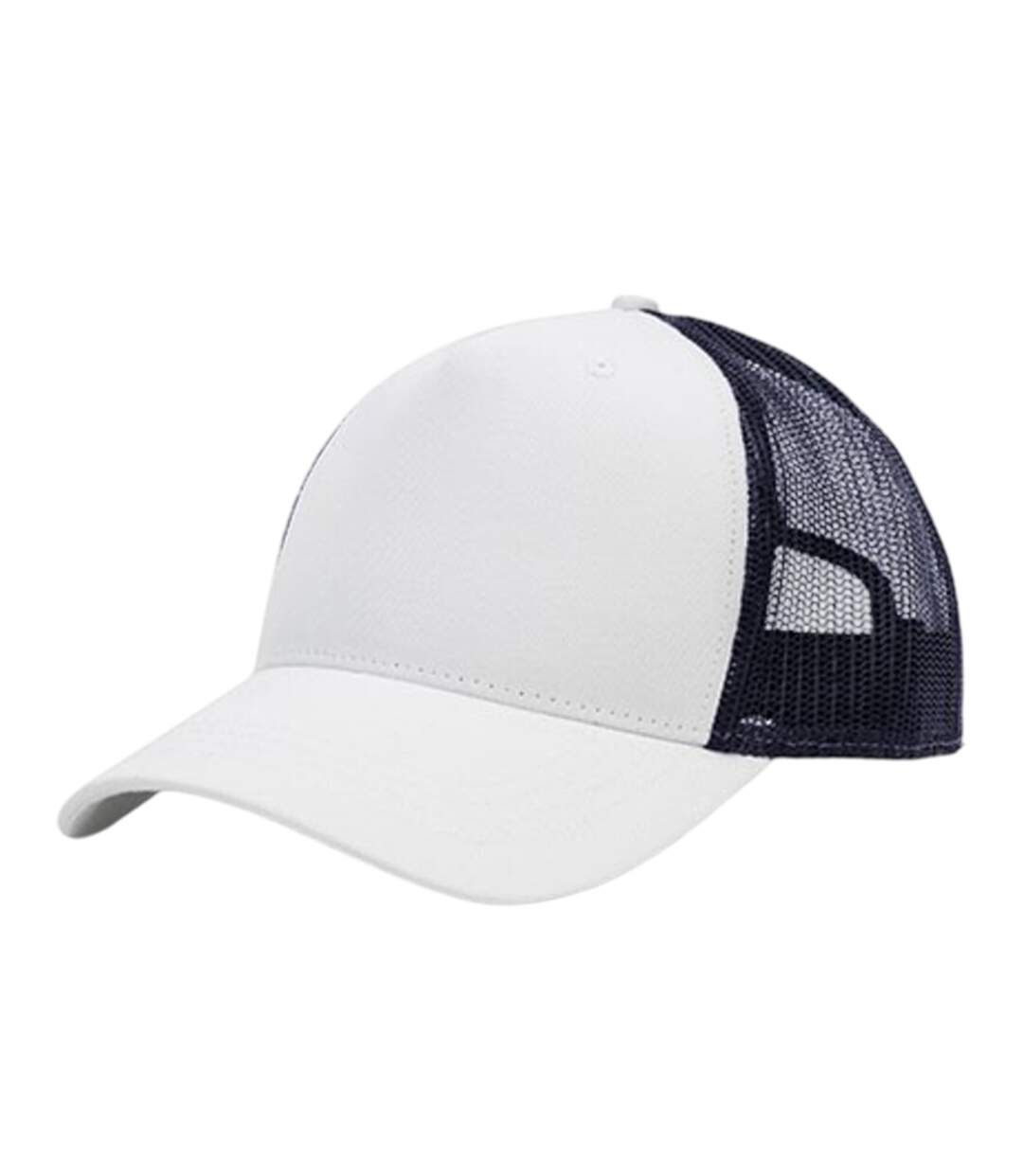 Casquette Trucker Blanc Bleu Marine Brain Waves-1