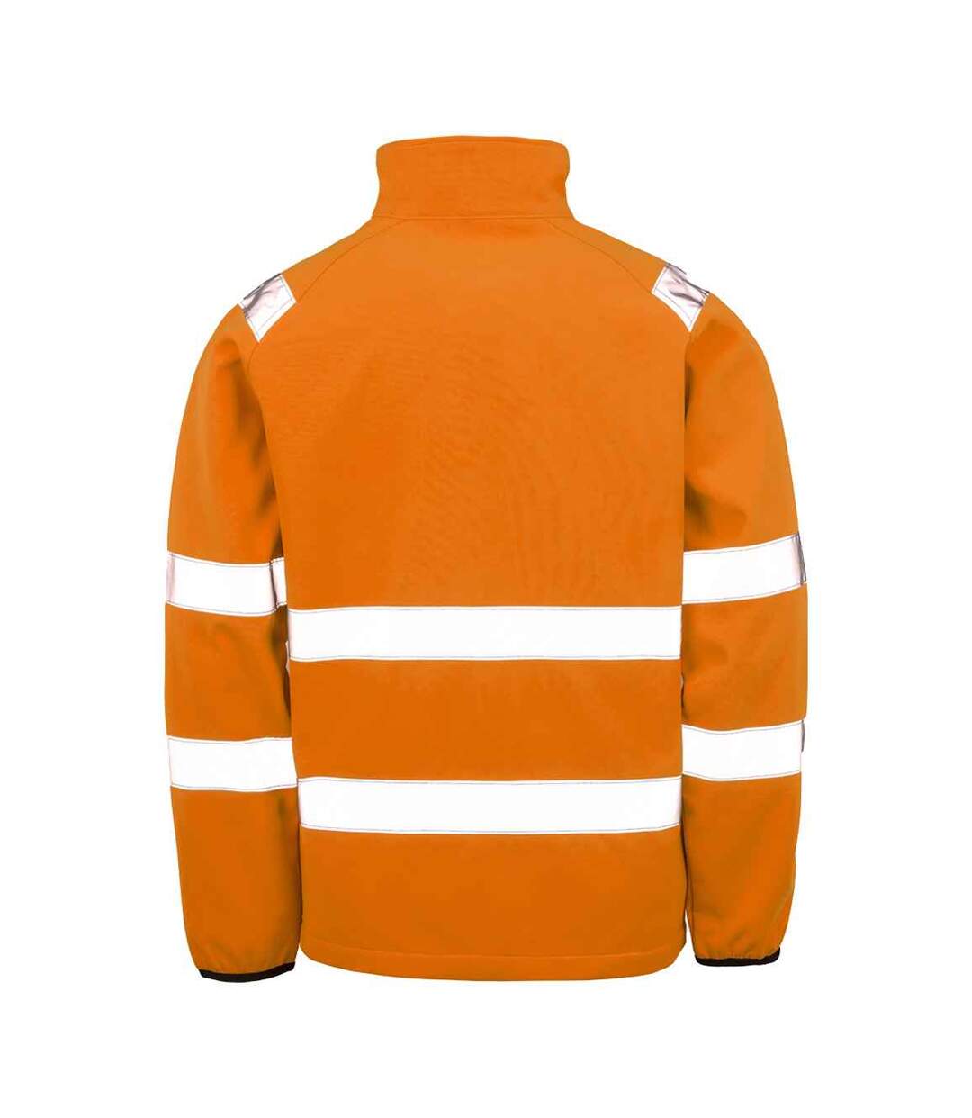 Veste Softshell Homme Orange Fluo Result Genuine Recycled-2