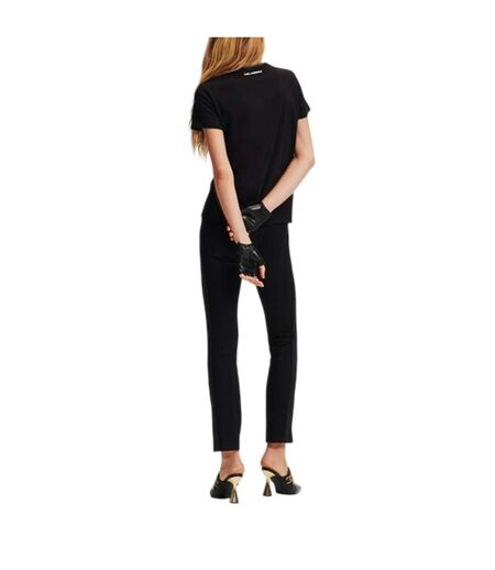 T-shirt Motif/style Chat Choupette Femme Noir Karl Lagerfeld