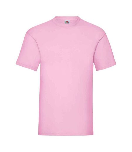 Mens valueweight t-shirt light pink Fruit of the Loom