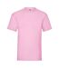 Mens valueweight t-shirt light pink Fruit of the Loom