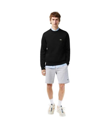 Sweat Motif/style Logo Brodé Homme Noir Lacoste