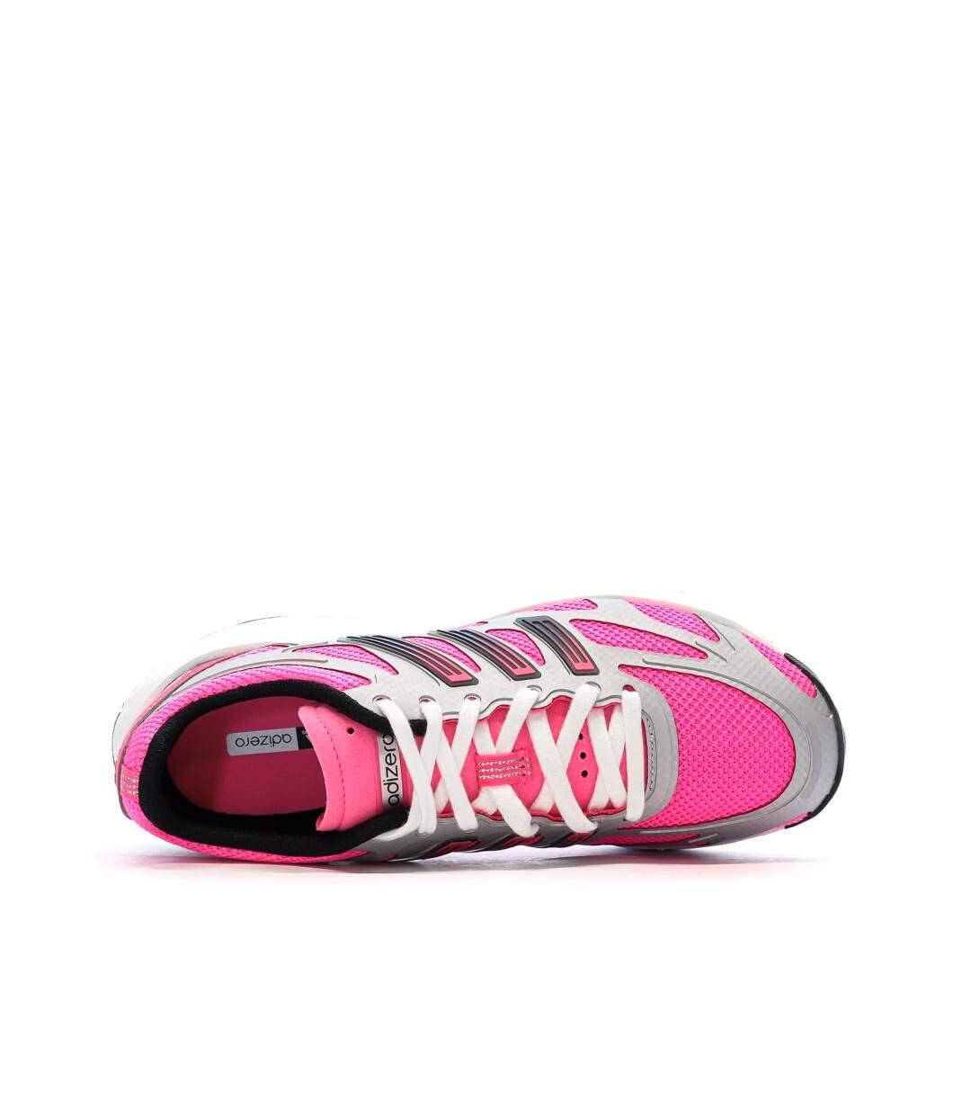 Chaussures de running rose/blanc femme adidas adizero aruku-4
