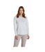 T-shirt Manches Longues Motif/style Rayé Akona Femme Bleu Pâle Craghoppers-4
