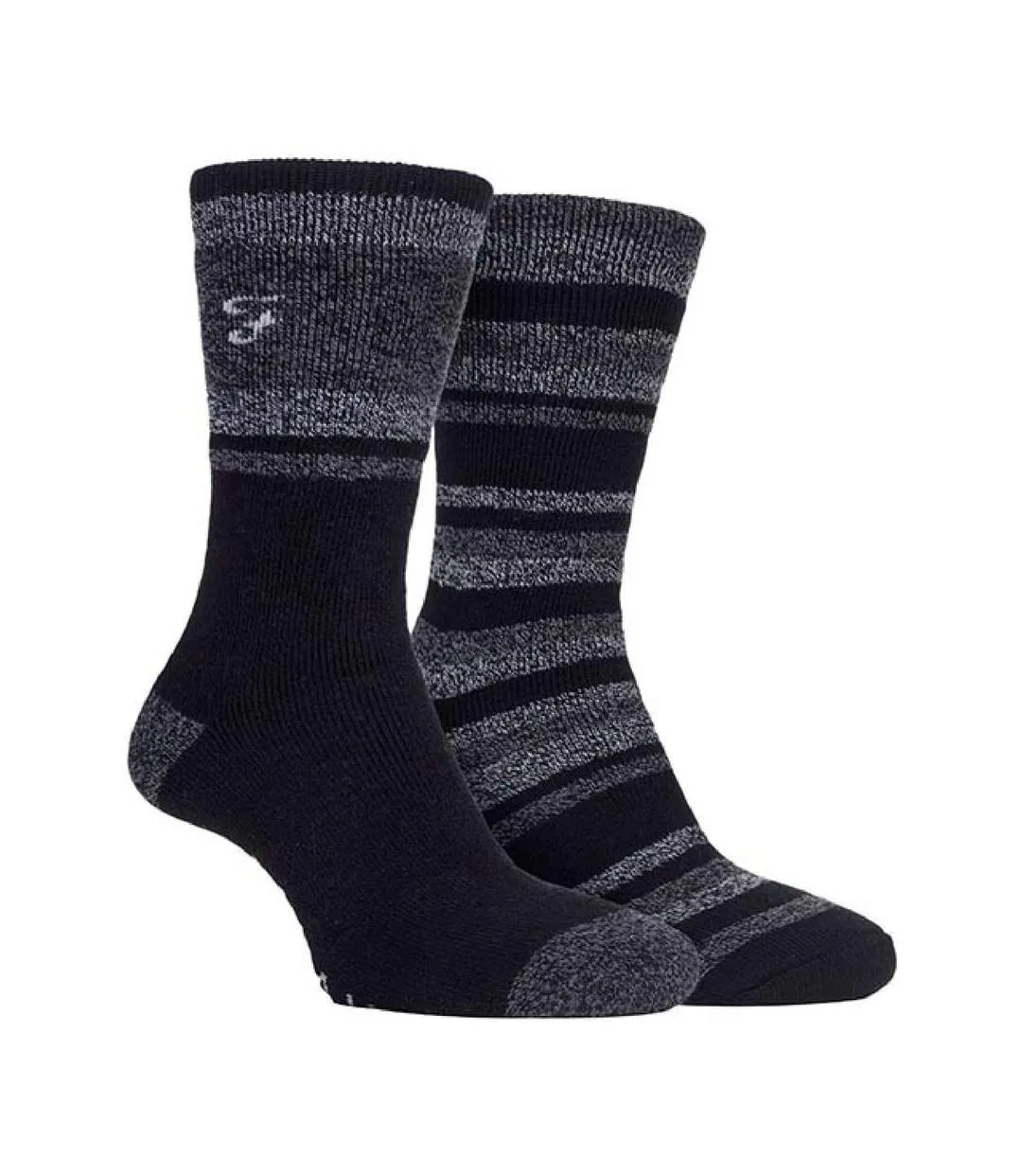 2 Pack Mens Thermal Walking Socks | Great for Outdoor Winter Trekking & Hiking-1