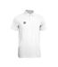 Mens Essential Polo Shirt White Black Umbro-1