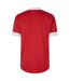 Mens Tempest Jersey Vermillion White Umbro-2