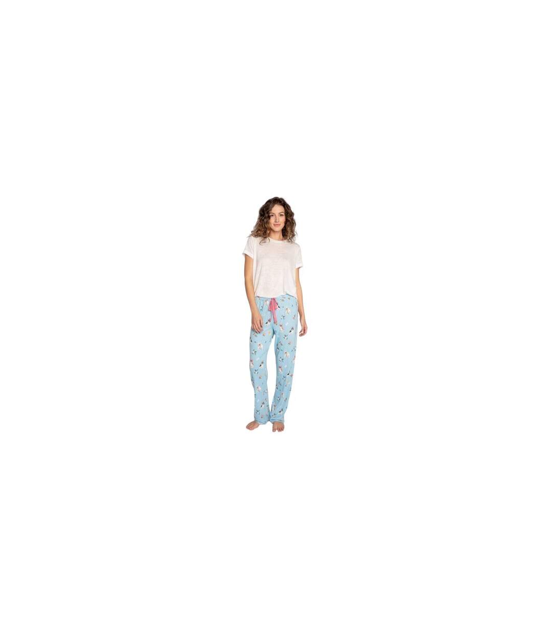 Pantalon De Détente Playful Femme Bleu Clair PJ Salvage-1