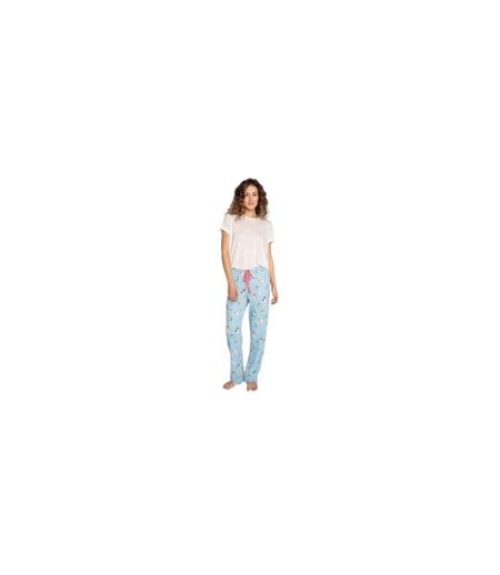 Pantalon De Détente Playful Femme Bleu Clair PJ Salvage