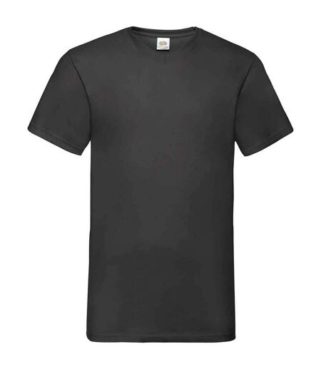 T-shirt value homme noir Fruit of the Loom